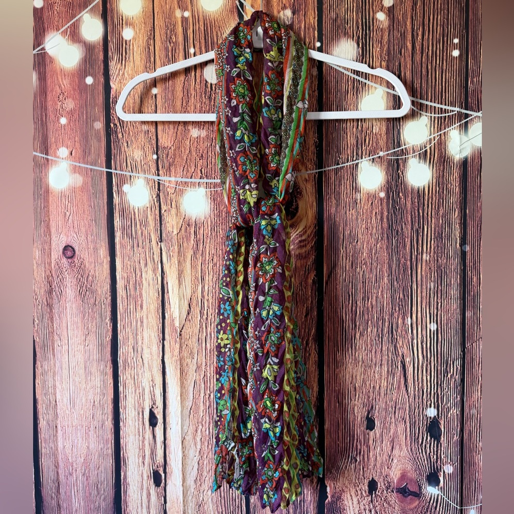 Floral Multicolor Scarf